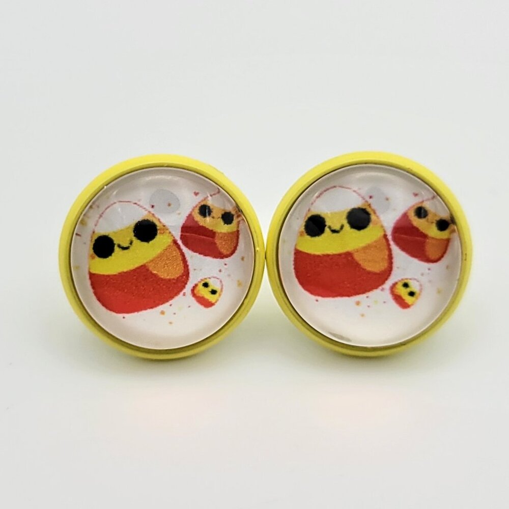 Candy Corn Stud Earrings